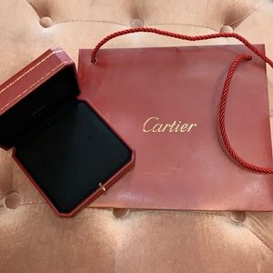 Cartier box and bag
